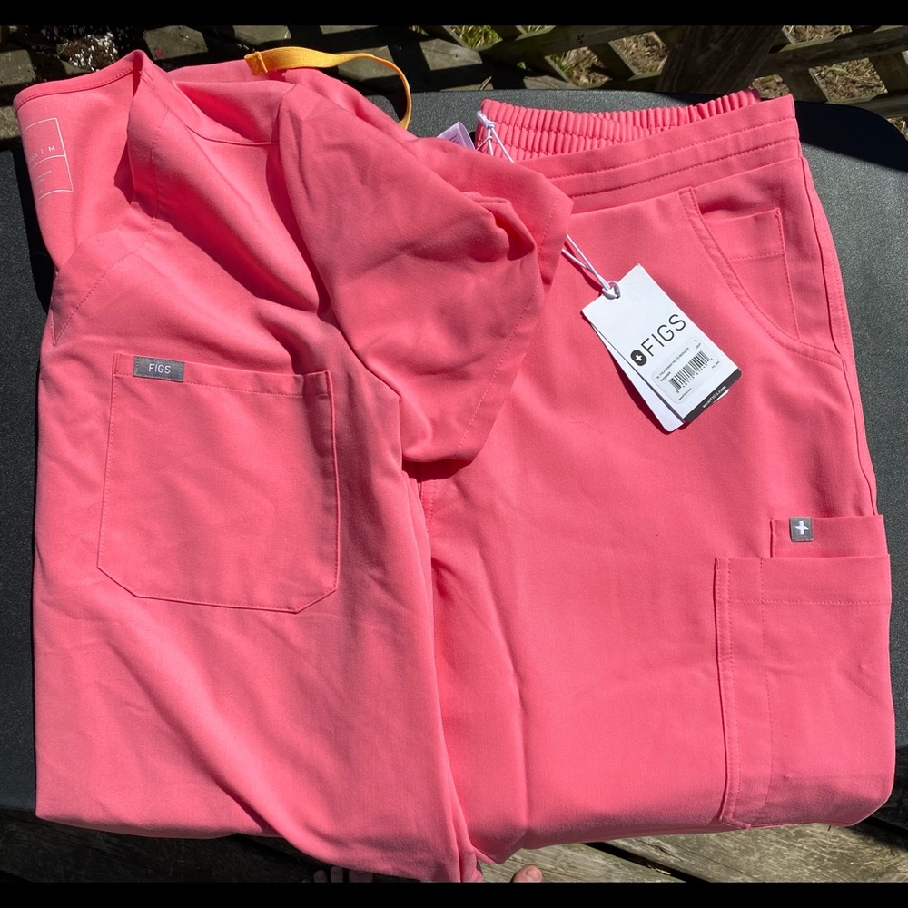 Limited Edition Neon Pink Figs Scrubs